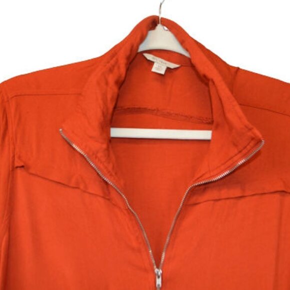 C Est 1946 Rust Front Zipper Drawstring Jacket M - Picture 3 of 3